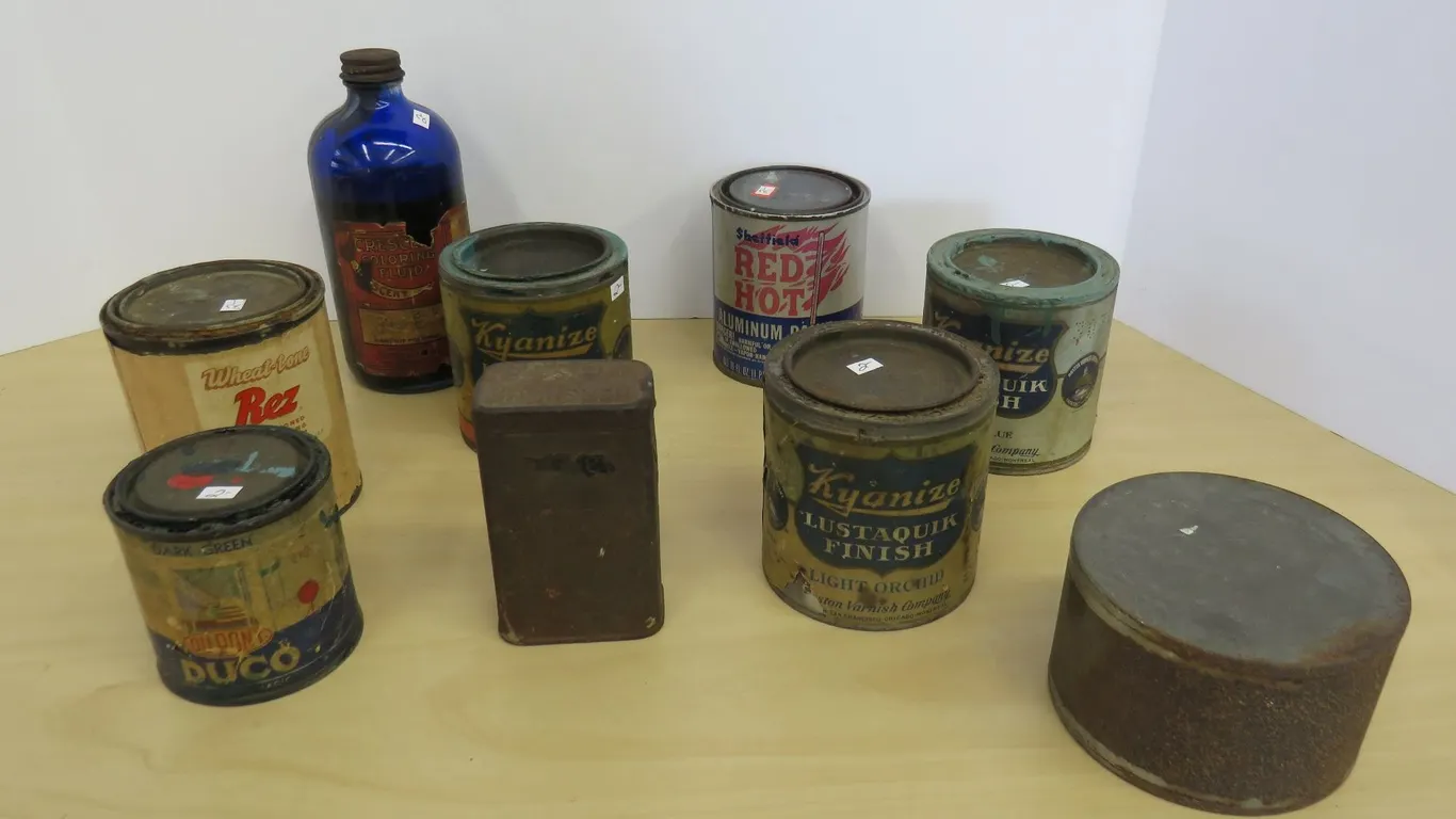 Vintage Tins/Bottle