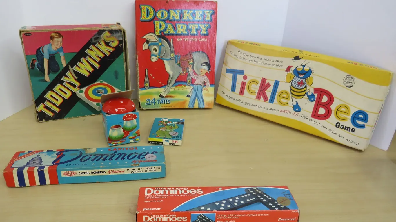 Vintage Games and Dominoes