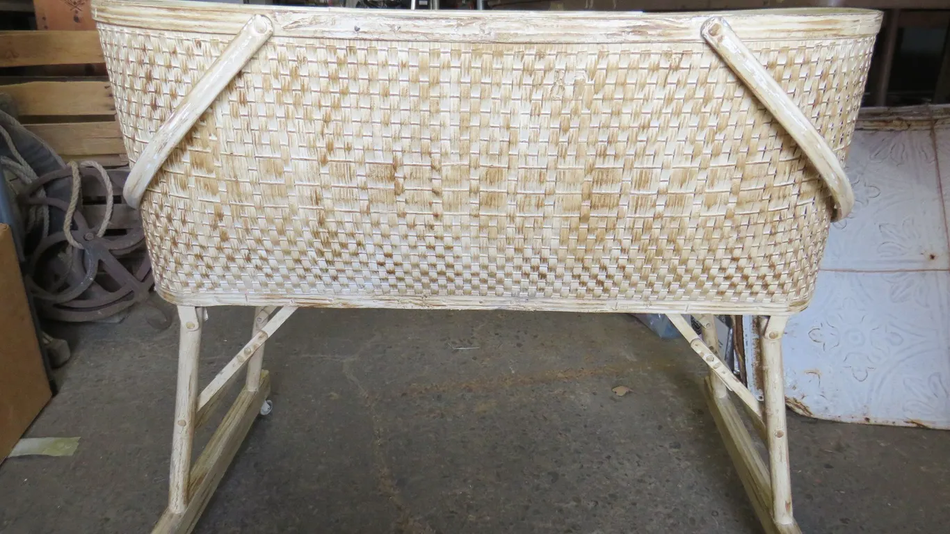 Vintage Bassinet and Spread