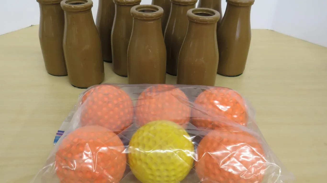 Ball and Bottle Game