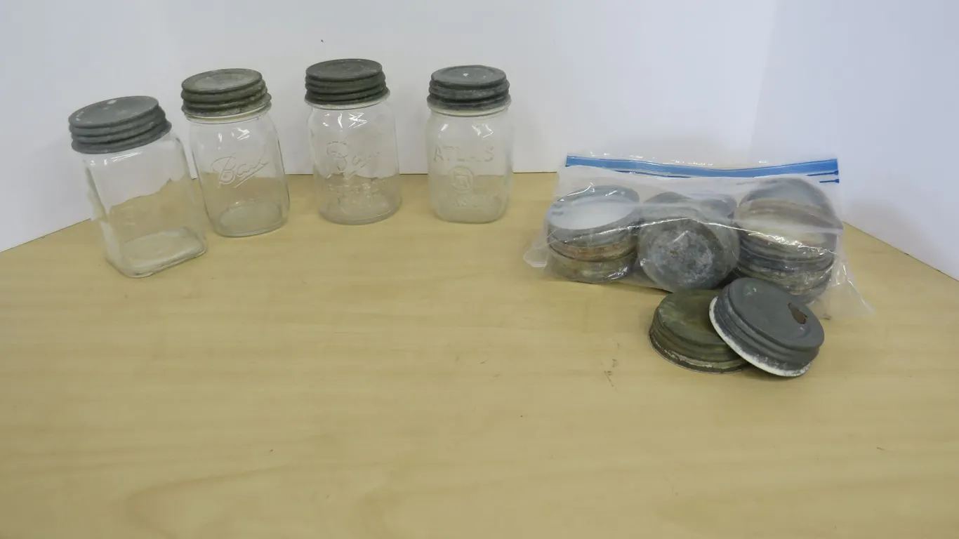 Canning Jars and Zinc Lids