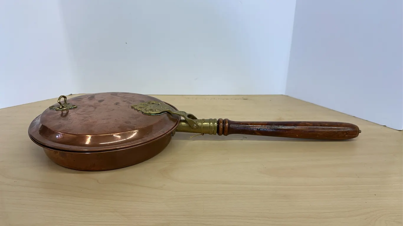 Vintage Copper Bed Warmer