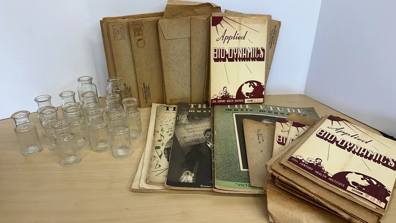 Bottles and Bio-Dynamics Booklets