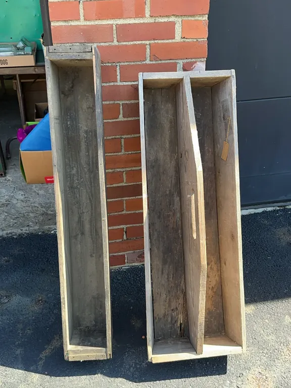 Wooden Box and Caddy