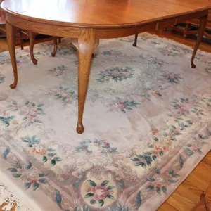 Aubusson Floral Wool Rug