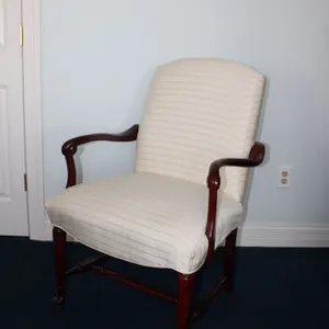 Queen Anne Cream Armchair