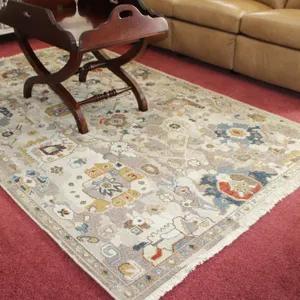 Indian Soumak Hand Knotted Wool Rug