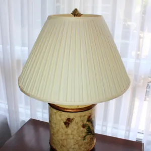 Butterfly & Floral Table Lamp