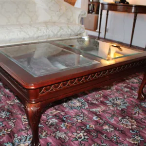 Glass Top Coffee Table