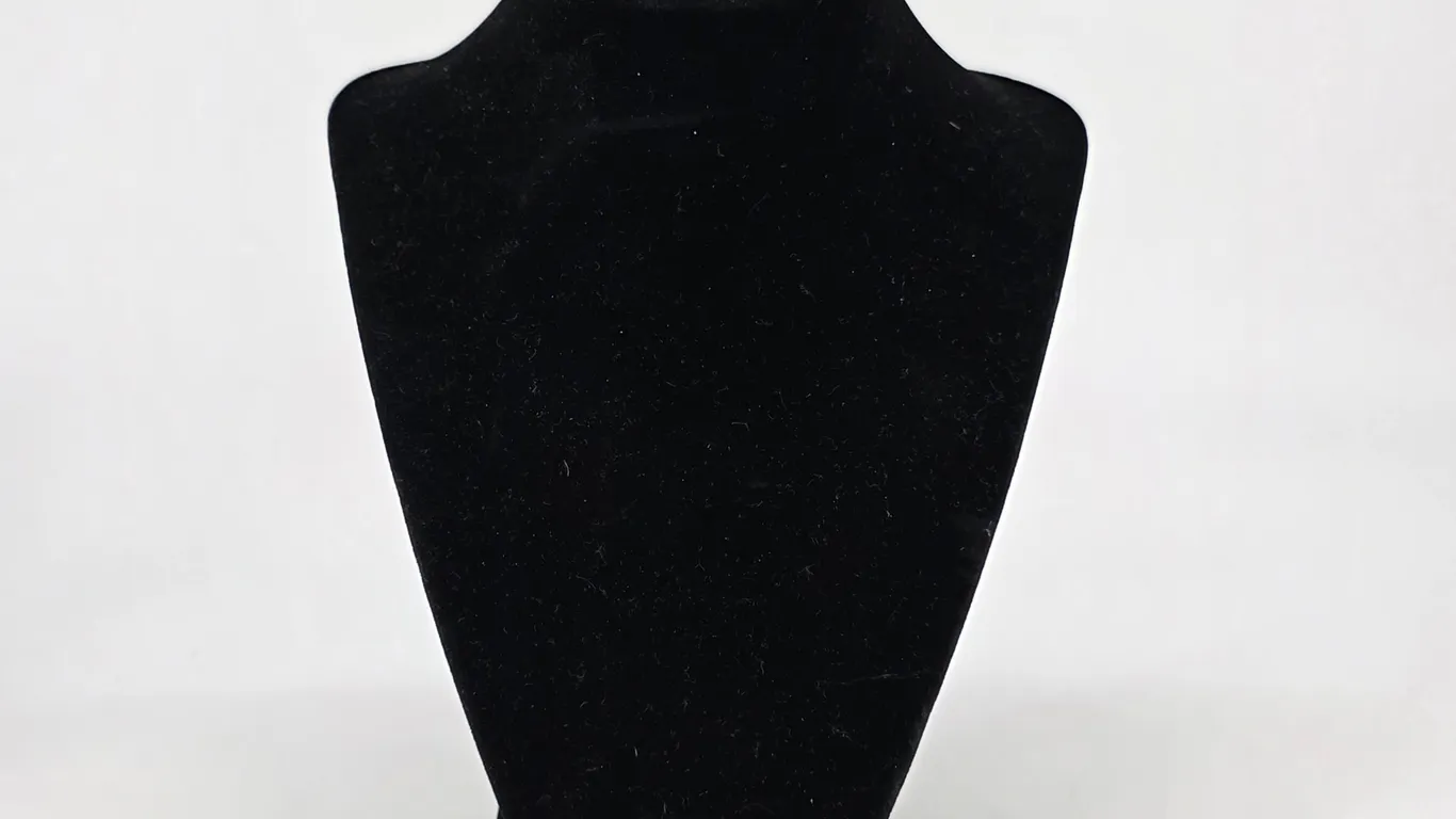 Black Jewelry Display Bust