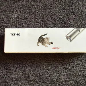 Interactive Cat Toy with Class 1 Laser Pointer 3 light modes, 5 fun patterns, USB-A charging