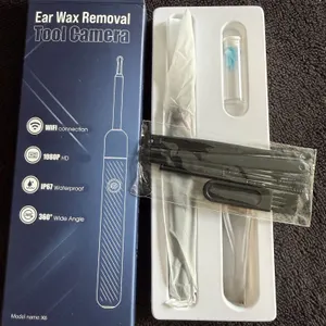 Ear Wax Removal Tool Camera Wifi, 1080P HD Wide angle Missing USB charging cord - Open Box