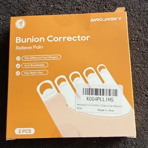 Bunion Corrector Big Toe Straightener Relief Reduce Pain and Correct Toe Alignment, (2-Pack) New Sea