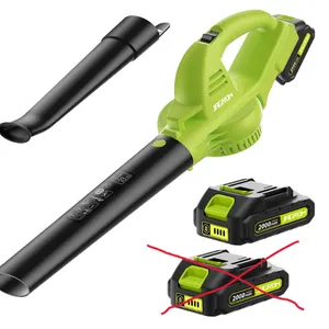 Leaf Blower Cordless with 2.0Ah Battery & Charger, 130MPH 180CFM High Speed Missing 1 Battery & Char
