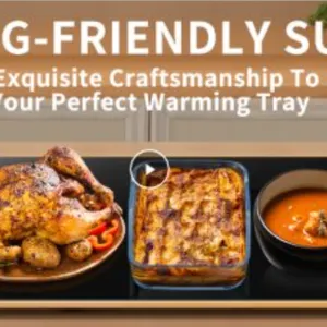Electric Warming Tray Extra Long Food Warmer with Thermostat and Full Surface Heating 40 X 12
