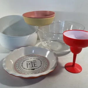 Assorted Serving Bowls, Celebrate It Pie Plate & Margarita Glass