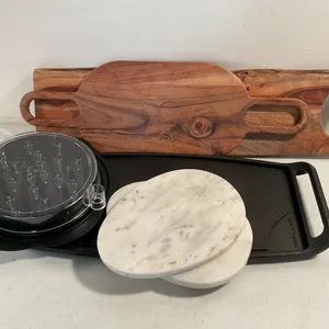 Cutting Boards, Marble Trivets & Kitchen Prep Assortment