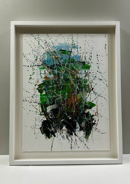 Splatter and Brush Strokes by Judy Friday
