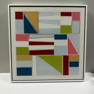 Geometric Shapes in Pleasant Colors on Board