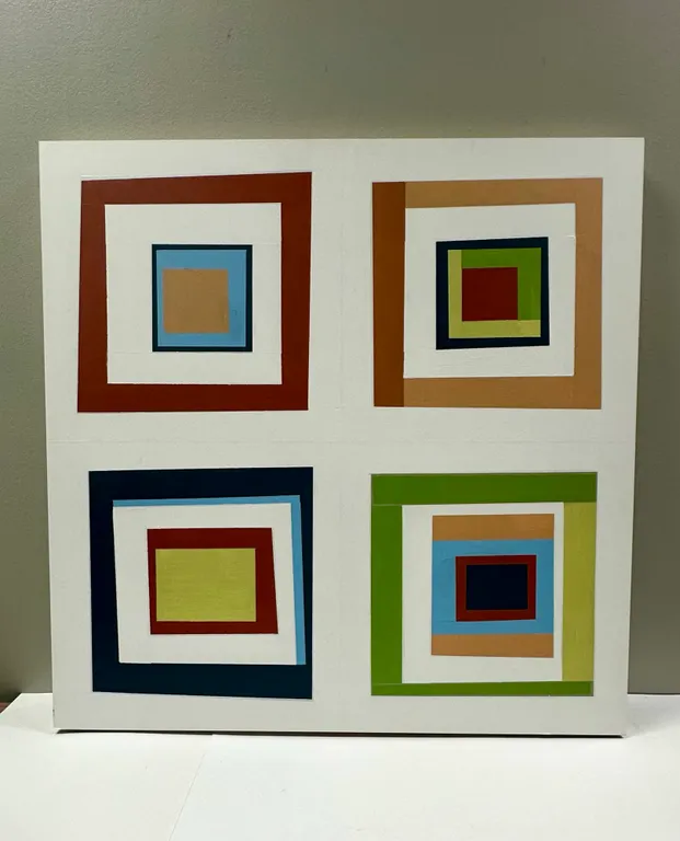 Squares Upon Squares in Wonderful Colors