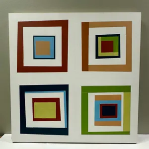 Squares Upon Squares in Wonderful Colors