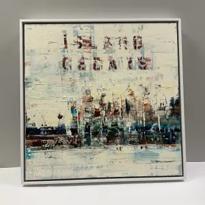 "Island Cedars" Work on Board by Judy Friday