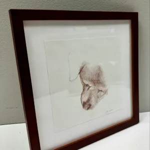 Signed Sketch of a Puppy