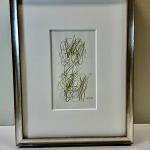 "Small Scribble #2" Watercolor Crayon