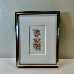"Small Scribble #4" Watercolor Crayon