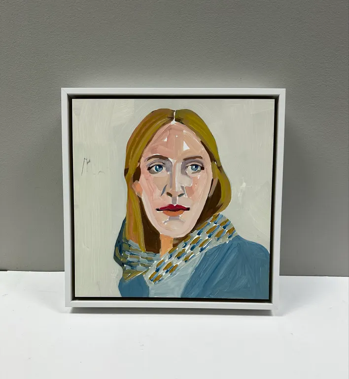 Portrait of a Blonde Woman by Judy Friday