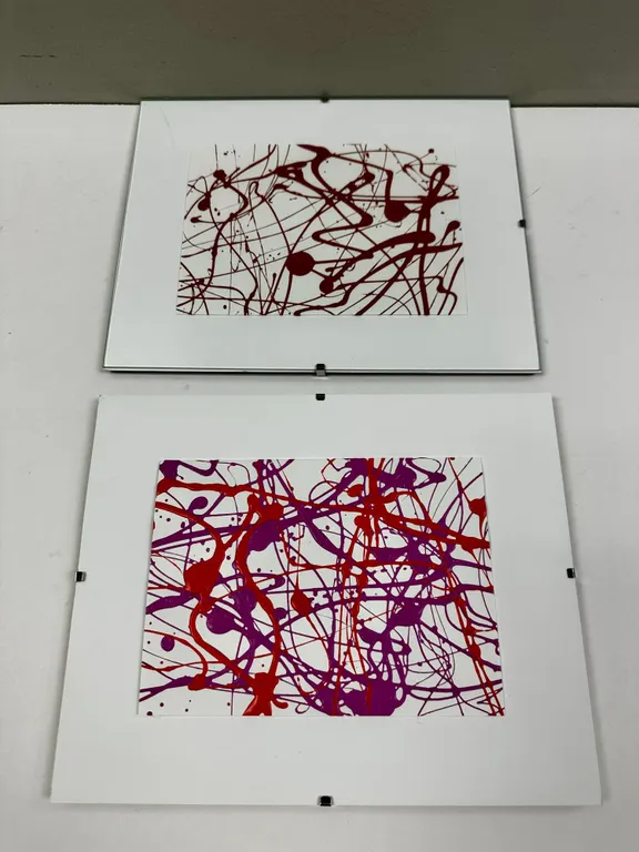Abstract Drip Paintings