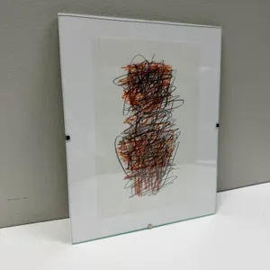 Signed Scribble Art by Judy Friday