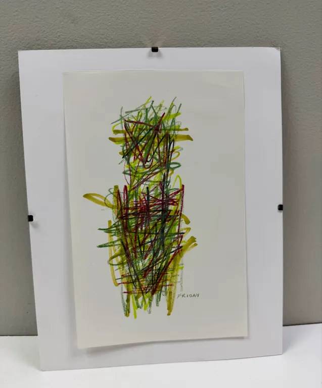 Signed Scribble by Judy Friday