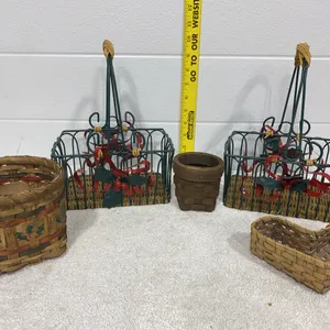 Wire and Wicker baskets