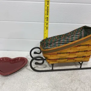 Longaberger basket/ Pottery