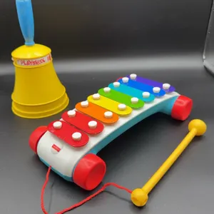 Playskool Bell & Fisher Price Xylophone Pull Toy