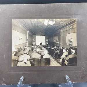 Vintage picture taken at the Dreamland Theatre in Waterloo, Iowa