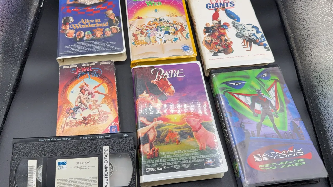 7 Miscellaneous VHS Tapes