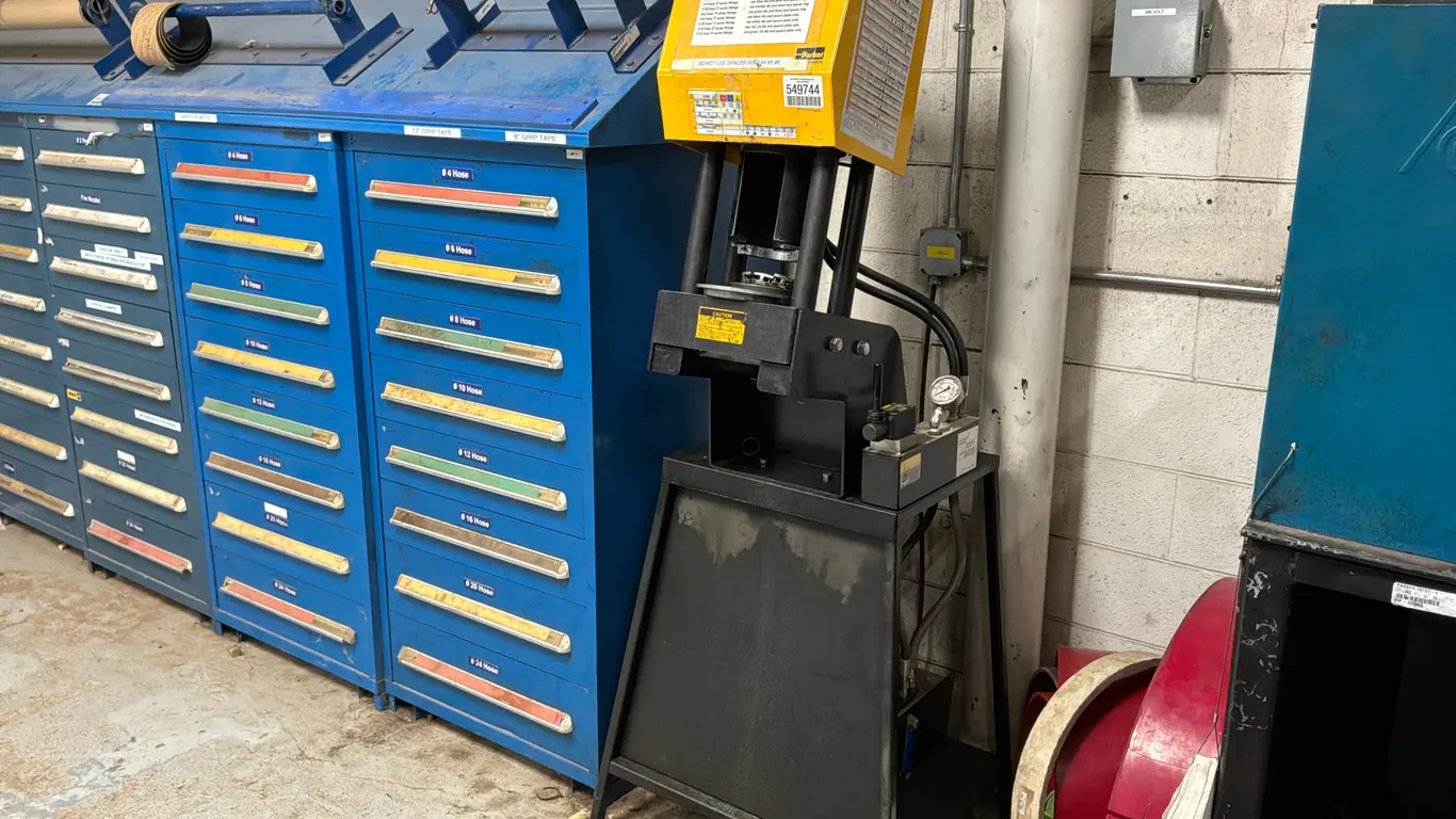 PARKER PARKRIMP 2 HYDRAULIC HOSE CRIMPING MACHINE