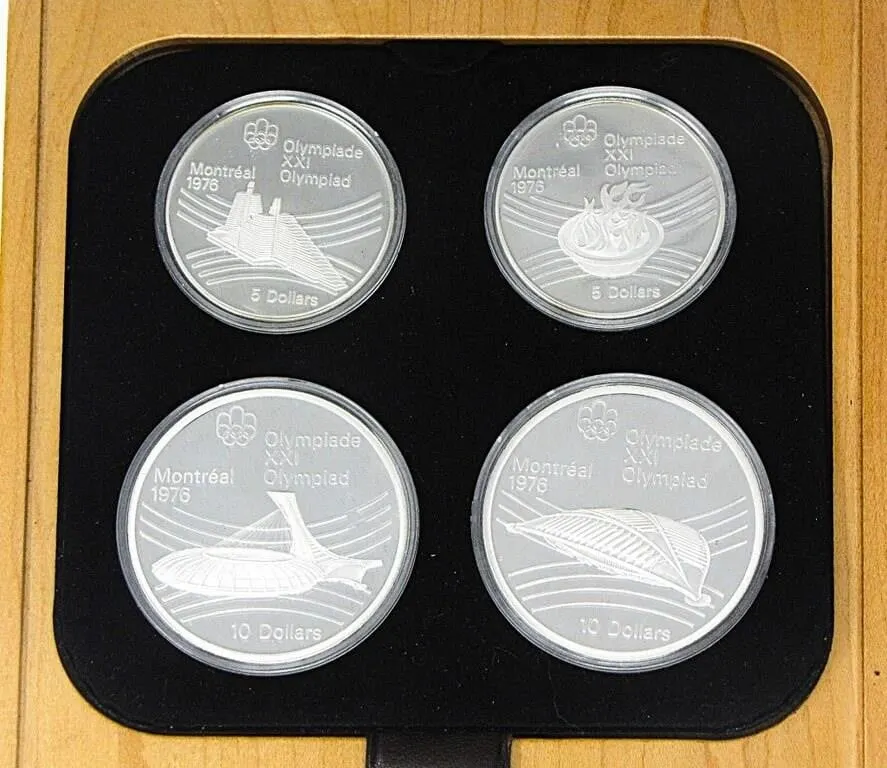 1976 MONTREAL OLYMPIC STERLING COIN SET SERIES VII