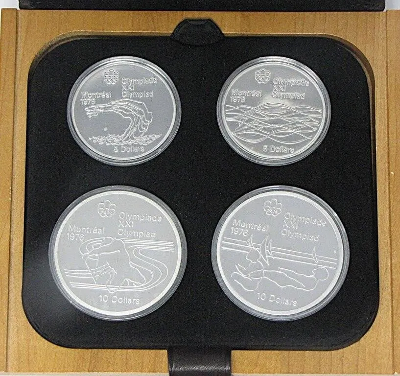1976 MONTREAL OLYMPICS STERLING COIN SET SERIES V