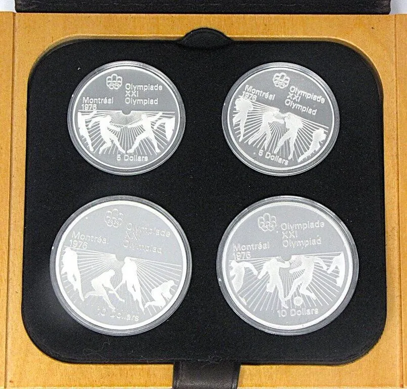 1976 MONTREAL OLYMPICS STERLING COIN SET SERIES VI