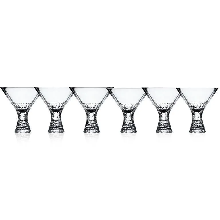 NACHTMANN BOSSA NOVA BASKET WEAVE MARTINI GLASSES