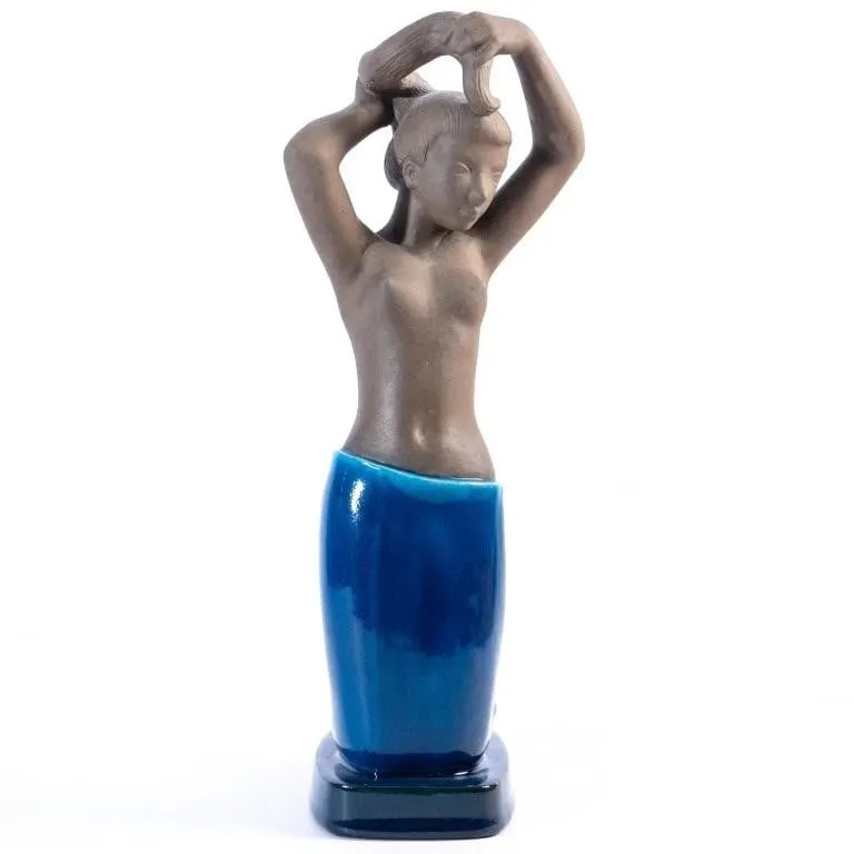 1950'S STONEWARE "KNEELING WOMAN" ROYAL COPENHAGEN