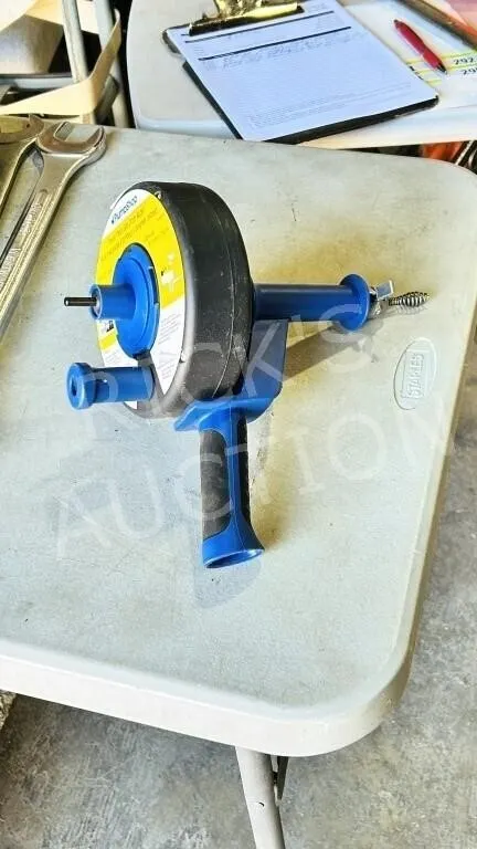 Plumb Shop power pistol grip drum auger