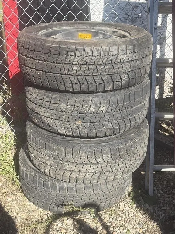 4 Tires on Rims - 225/55R17