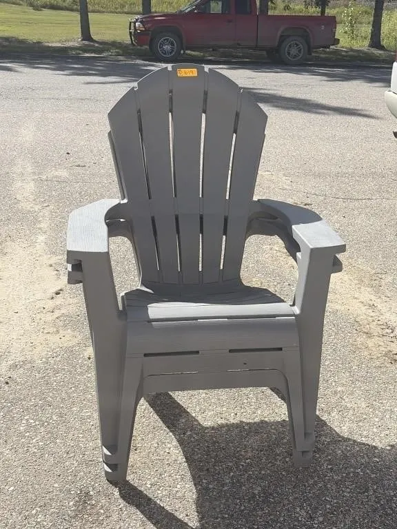 2 Grey Outdoor Arm Chairs