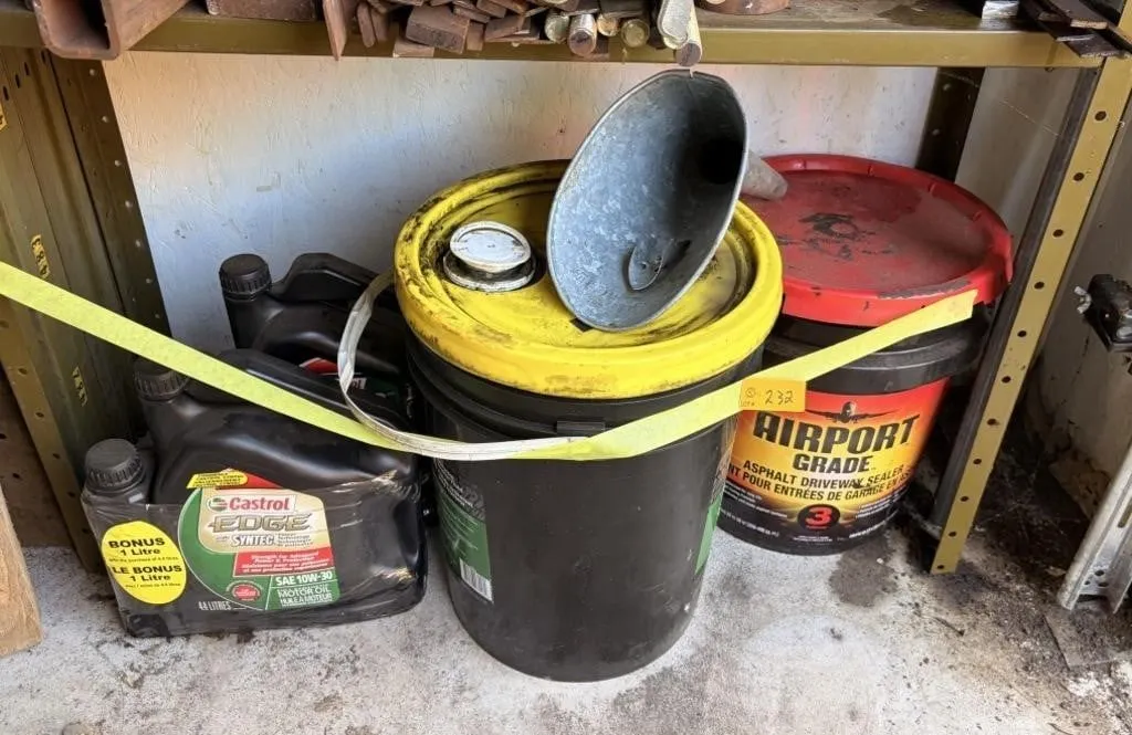 Asphalt Sealant, Universal Tractor Fluid &