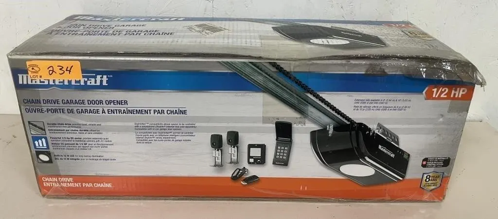 Mastercraft Chain Drive Garage Door Opener.