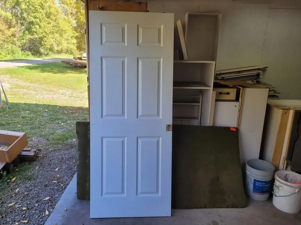 Colonial Style Pocket Door Slab (80x32"),